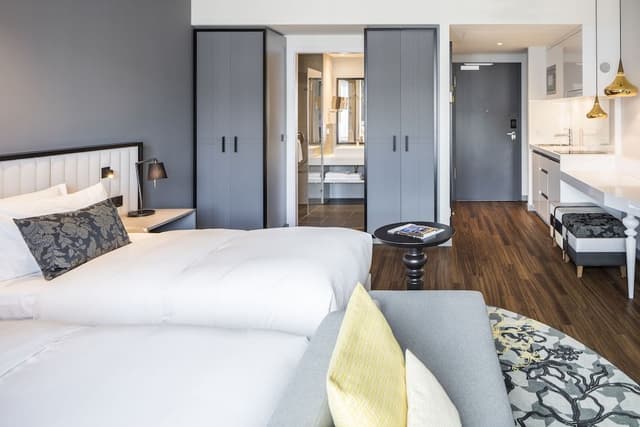 Deluxe Studio, 2 Twin Beds