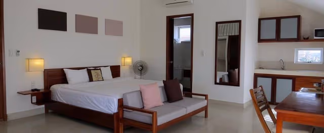 Deluxe Studio Double, Rice Fields & Pool View