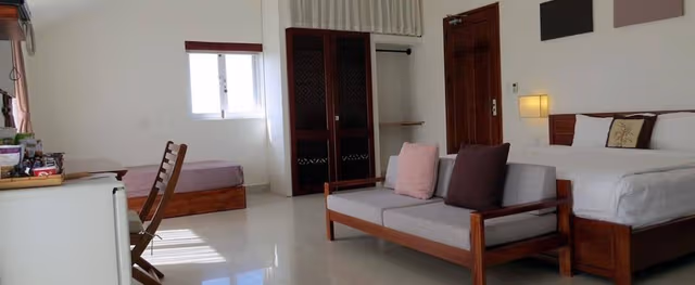 Deluxe Studio Triple, Rice Fields & Pool View