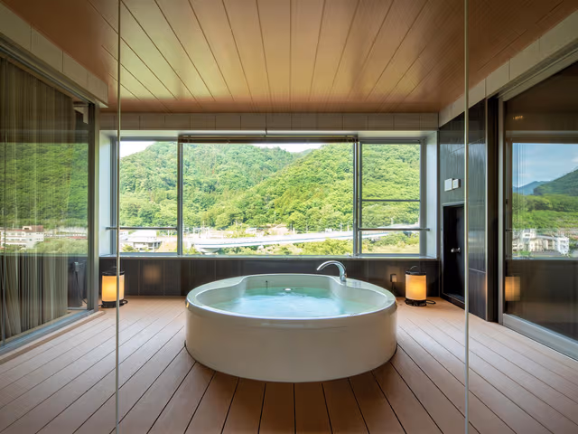 Japanese Western Style Room with Semi-Open-Air Bath - Non-Smoking