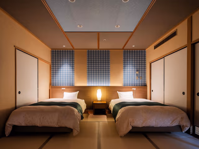 Japanese Western Style Room with Semi-Open-Air Bath - Non-Smoking