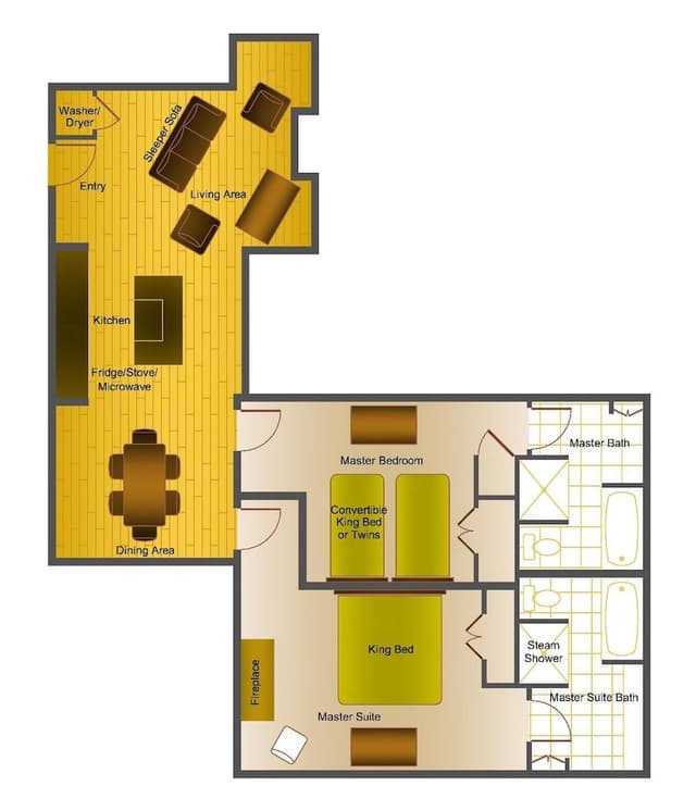 Condo, 2 Bedrooms