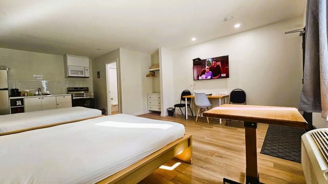 Standard Double Room, 2 Queen Beds, Kitchen