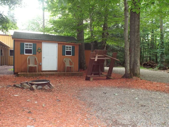 Primitive Cabin 23, with Electric with Fire Pit