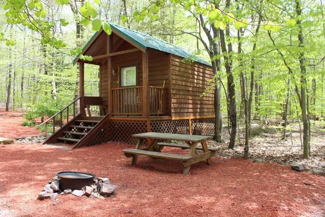 Camping Cabin #1 with Fire Pit