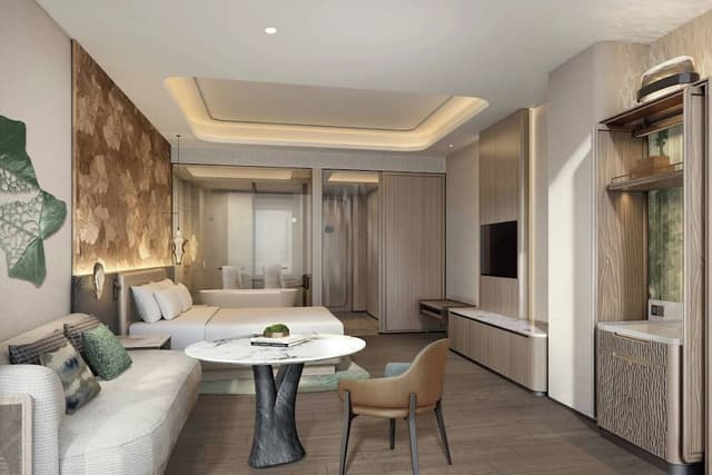 Room, 2 Double Beds, City View