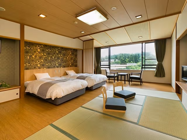 Superior Mountain View Japanese Western Style Room