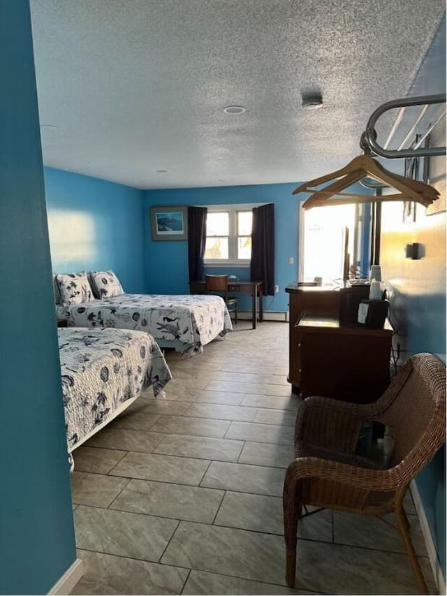 Standard Double Room, 2 Double Beds, Refrigerator & Microwave