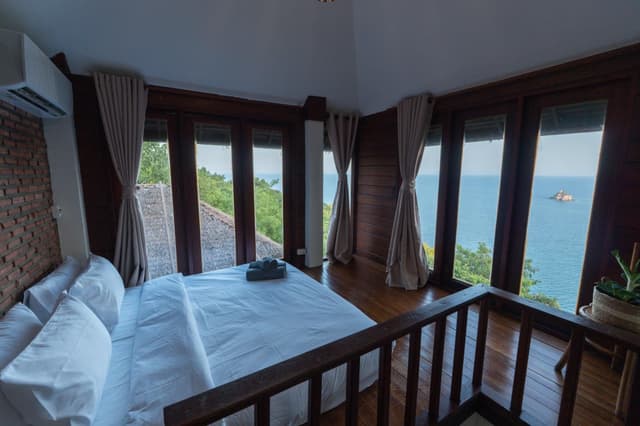 Sea View Duplex Bungalow 1 with Balcony
