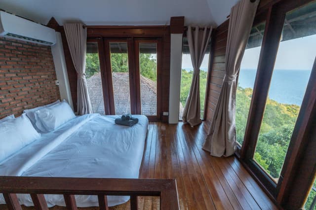 Sea View Duplex Bungalow 1 with Balcony