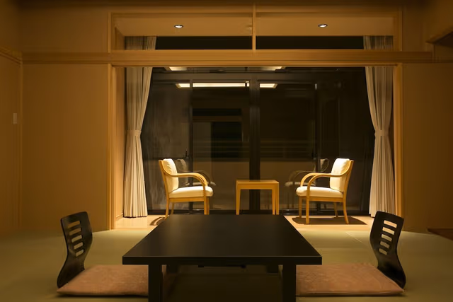 Japanese Style Room, 10 Tatami-mats with Spacious veranda and Private Toilet, Non Smoking