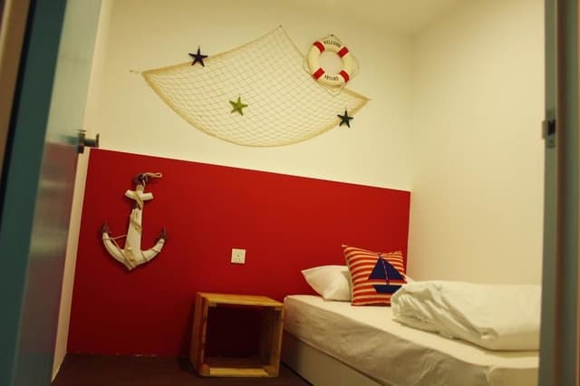 Private Single Bed With Shared Bathroom