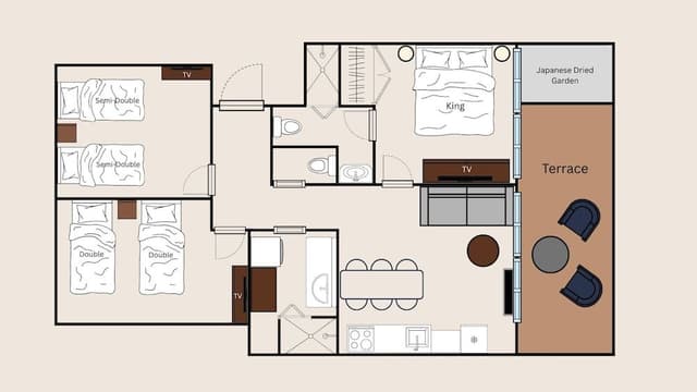 Garden Terrace Apartment West