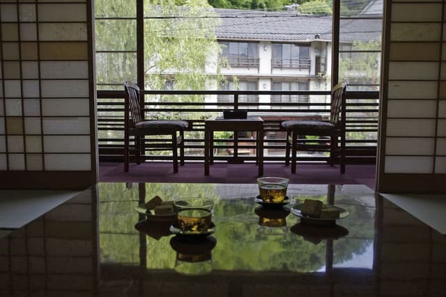 Japanese-Style Superior Room with Shared Bathroom and River View