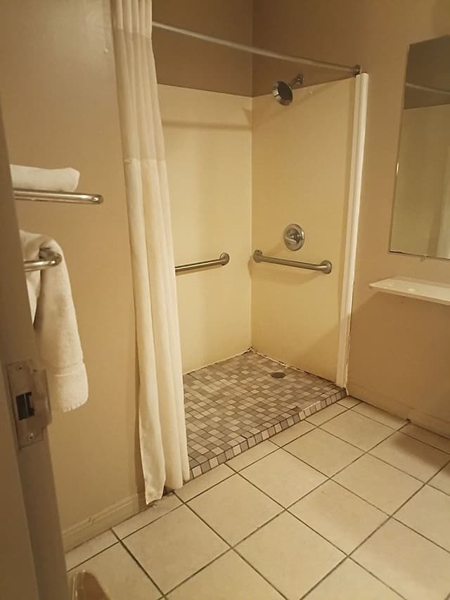 Single Room, 1 King Bed, Roll-in Shower, Non Smoking