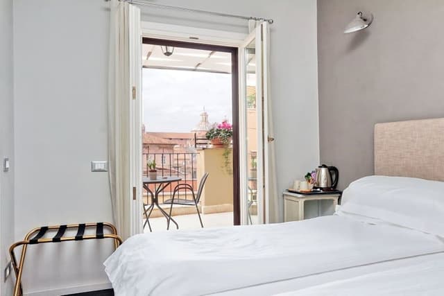 Executive Double Room, 1 Queen Bed, Terrace, City View