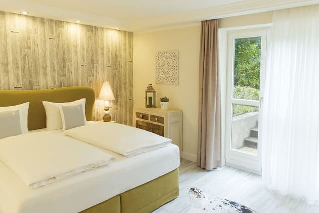 Landhaus Suite, Terrace with garden view