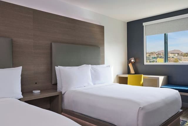 Chic, Room, 2 Double Beds, Pool View