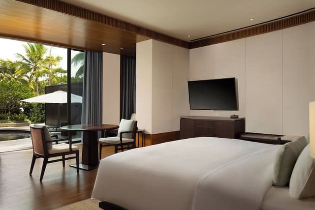 Premium Garden Pool Room, Guest Room, 1 King, Poolside View, Balcony, Private Pool