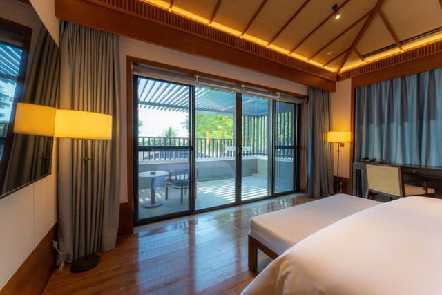 Duplex One Bedroom Pool, 1 Bedroom Villa, 1 King, Sofa Bed, Garden View, Balcony