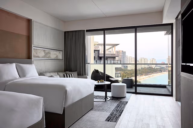 Room, 2 Double Beds, City View (Chic)
