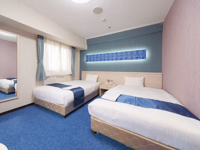Twin Room, Smoking (120cm Beds x 2, up to 2 People, 18.3sqm)