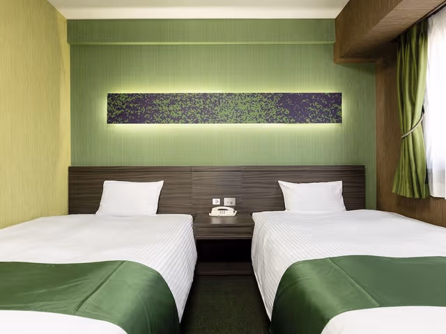 Twin Room, Smoking (120cm Beds x 2, up to 2 People, 18.3sqm)