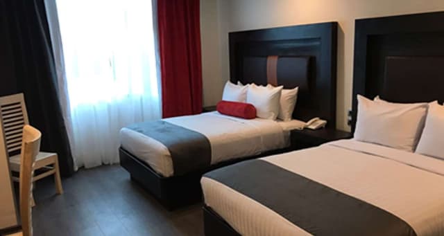 2 Double Beds, Non-Smoking, Hairdryer, Coffee Maker, Led Television, Wi-Fi, Continental Breakfast