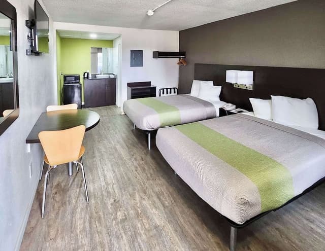 Standard Room, 2 Double Beds, Non Smoking, Refrigerator & Microwave