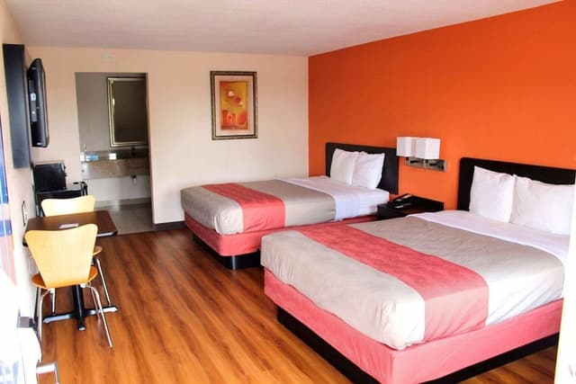 Standard Room, 2 Queen Beds, Non Smoking, Refrigerator & Microwave