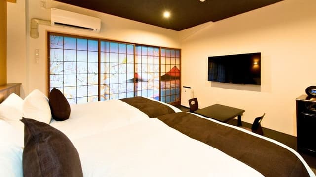 Japanese style superior room with open-air bath, Smoking