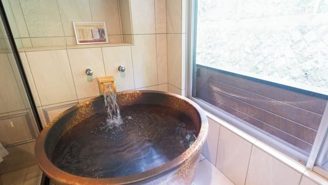 Modern western style room with open-air bath, Smoking
