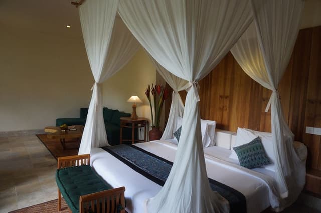Premier Suite, 1 King Bed, Garden View, Poolside