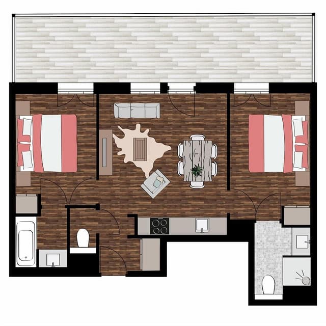 Apartment, 2 Bedrooms