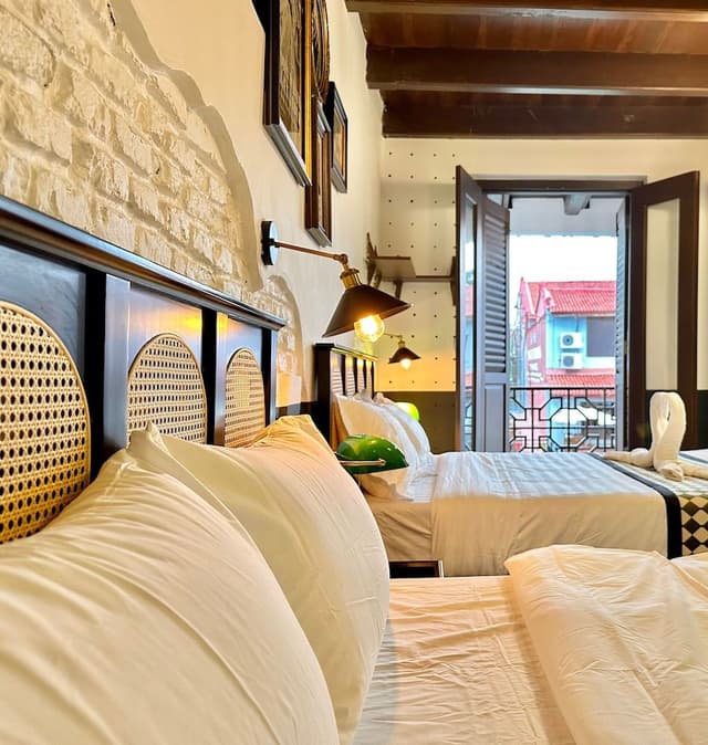 Deluxe Room, 2 Queen Beds, Balcony, River View
