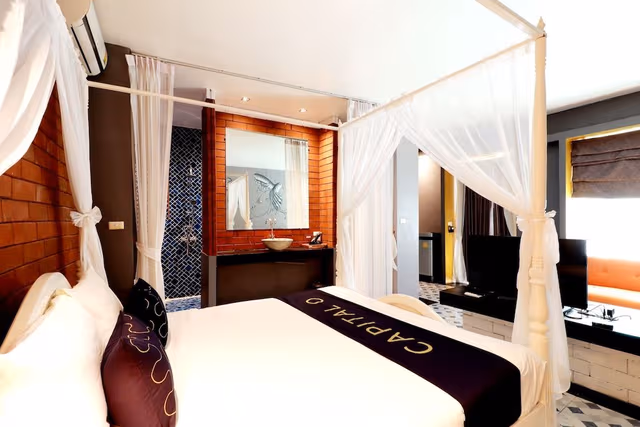 Deluxe Double Room, Pool View