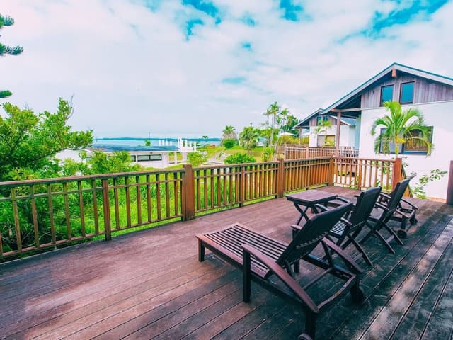 Ocean Executive Villa, Sea Side, 3 Double Beds, with Private Terrace, Non Smoking
