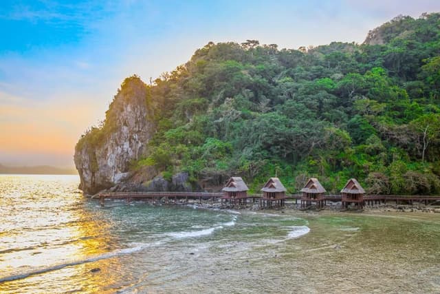 Water Villa with Free Roundtrip Lio Airport Transfers