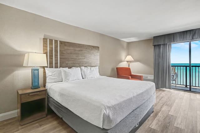 Single Room, 1 King Bed, Kitchenette, Ocean View