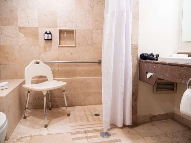 1 KING MOBILITY ACCESSIBLE W/ ROLL IN SHOWER