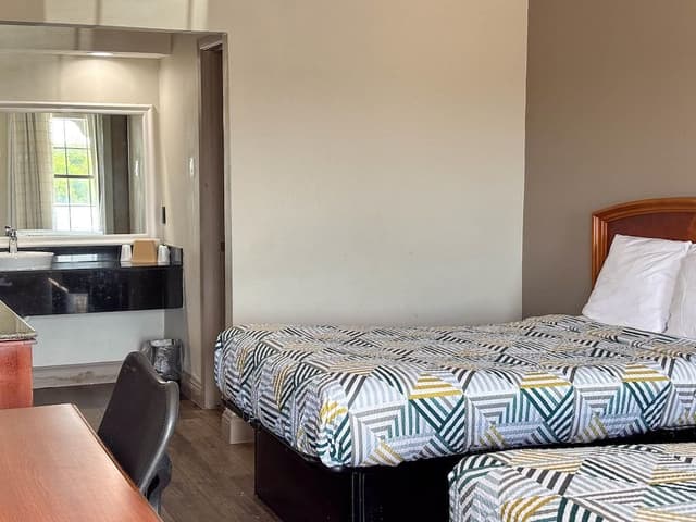Standard Room, 2 Double Beds, Non Smoking, Refrigerator & Microwave