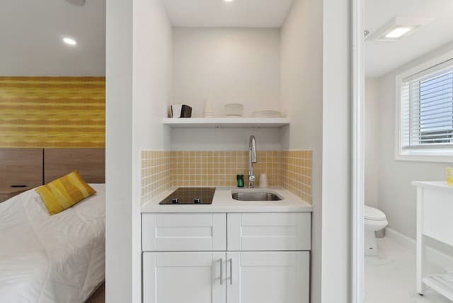 Partial Ocean View Kitchenette