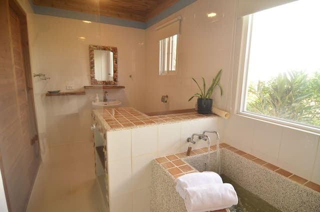 Comfort Room, Bathtub, Courtyard Area