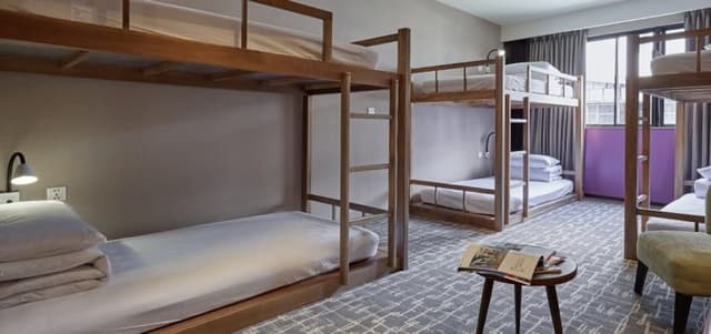 6-Beds Shared Dormitory, Shared Bathroom, No Toiletry