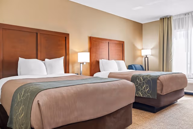 Double Queen Suite with 2 Queen Beds & Sofa Bed