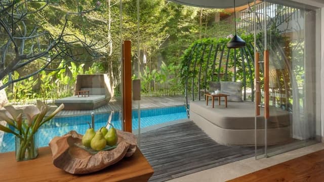 Impressive Lagoon Pool Suite Two Double Beds
