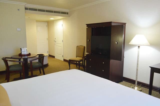 1 King Bed, Non-Smoking, Hairdryer, Coffee Maker, Iron And Ironing Board, Two Phone Lines, Bathtub