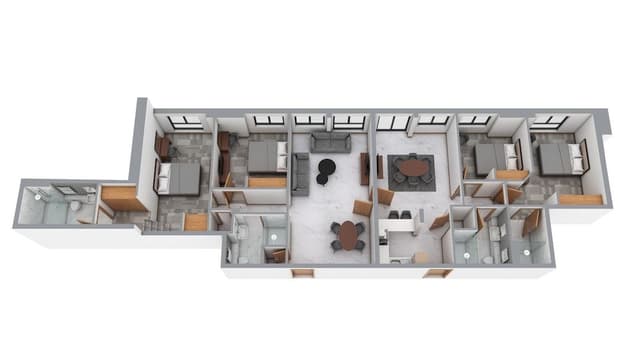 Deluxe Apartment, 4 Bedrooms, Accessible