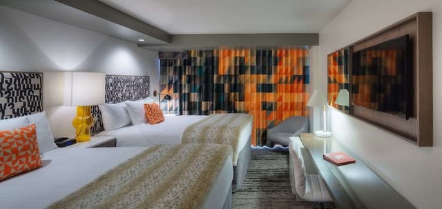 Standard Room, 2 Queen Beds, Non Smoking, City View