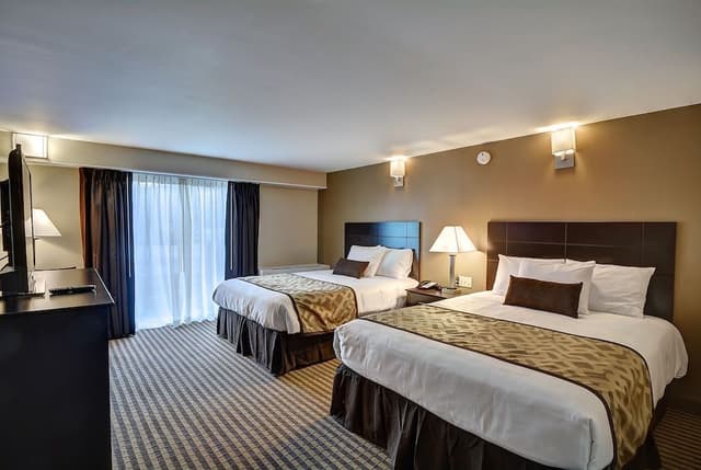 Standard Room, 2 Queen Beds, Refrigerator & Microwave